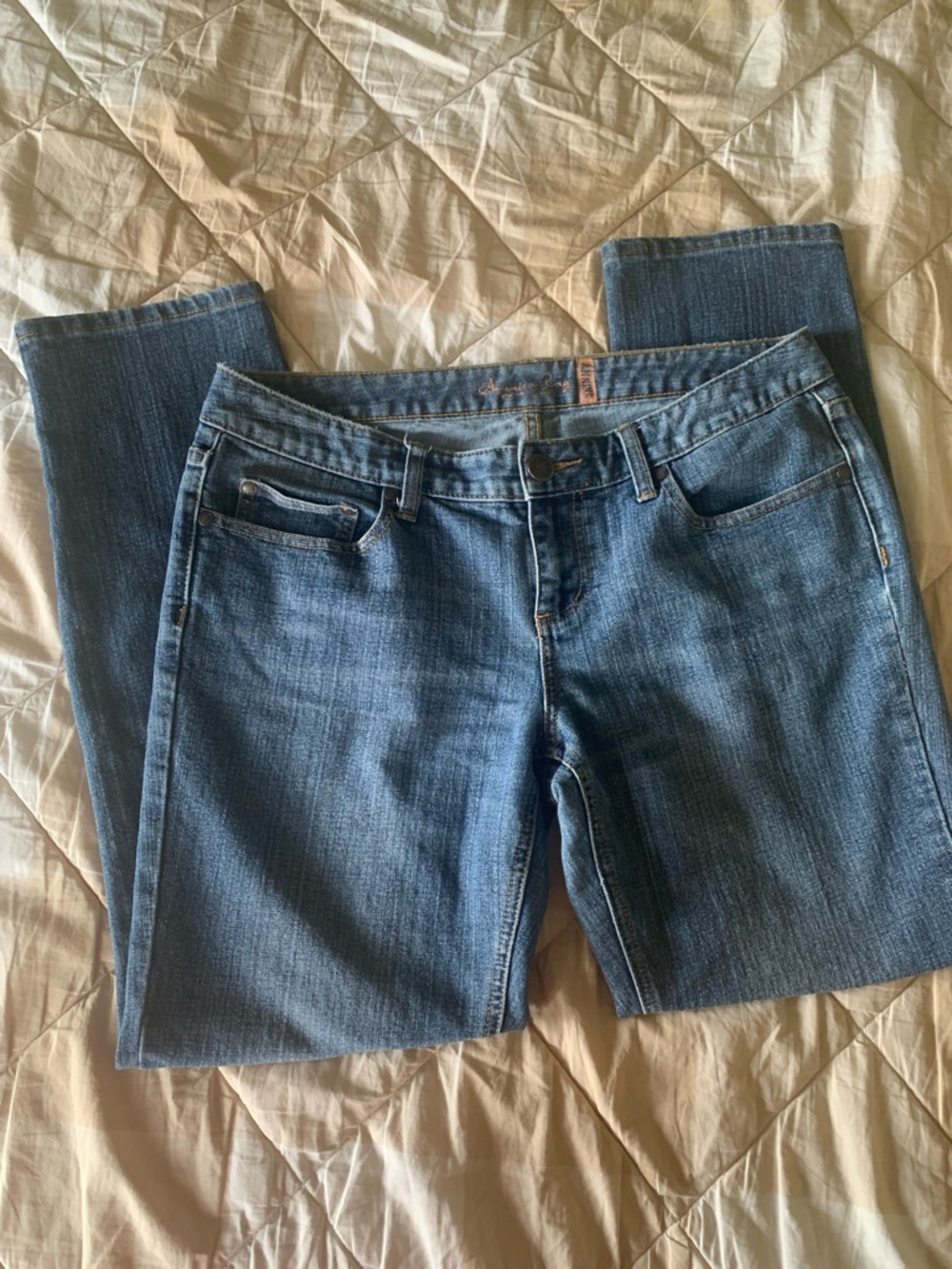 American Rag Cie Women's Straight Leg Skinny Denim Jeans - Size 11 Short